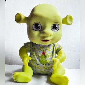 2007 Shrek The Third Babble & Play Boy Baby Ogre 12” Working!